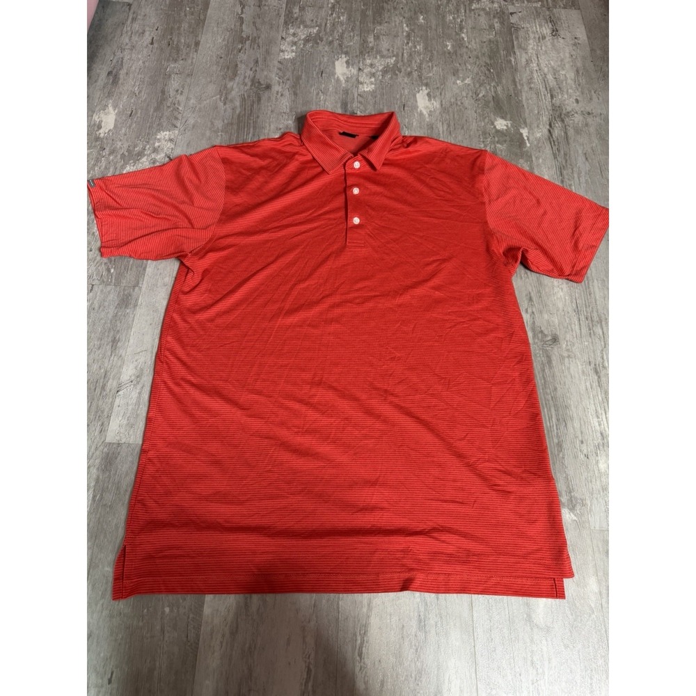 Dunning Golf Polo XXL Red Stripe Logo A2-0101